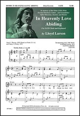 In Heavenly Love Abiding SATB choral sheet music cover